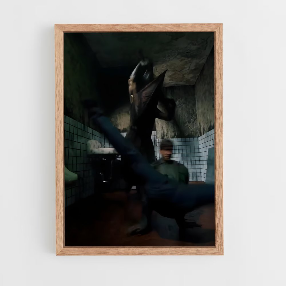 Poster Pyramid head – affiche Silent hill (vue 4)